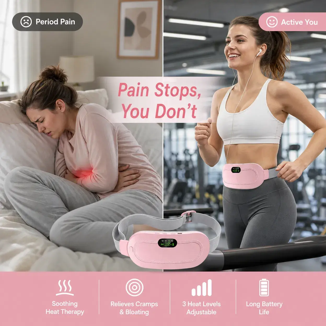 Portable Cordless Heating Pad